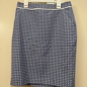 New The Limited Polka Dot Blue Skirt